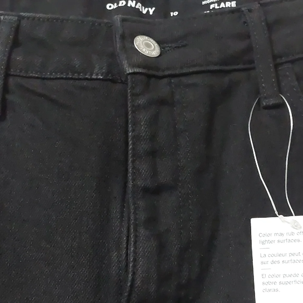 Old Navy Black Flare & Wide Leg Jeans - Picture 7 of 7
